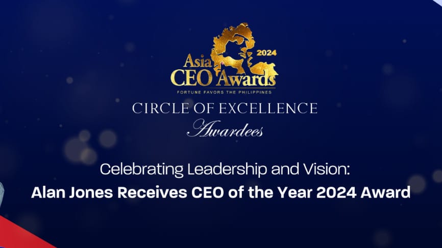 Alan Jones Receives CEO of the Year Award at the Asia CEO Awards 2024